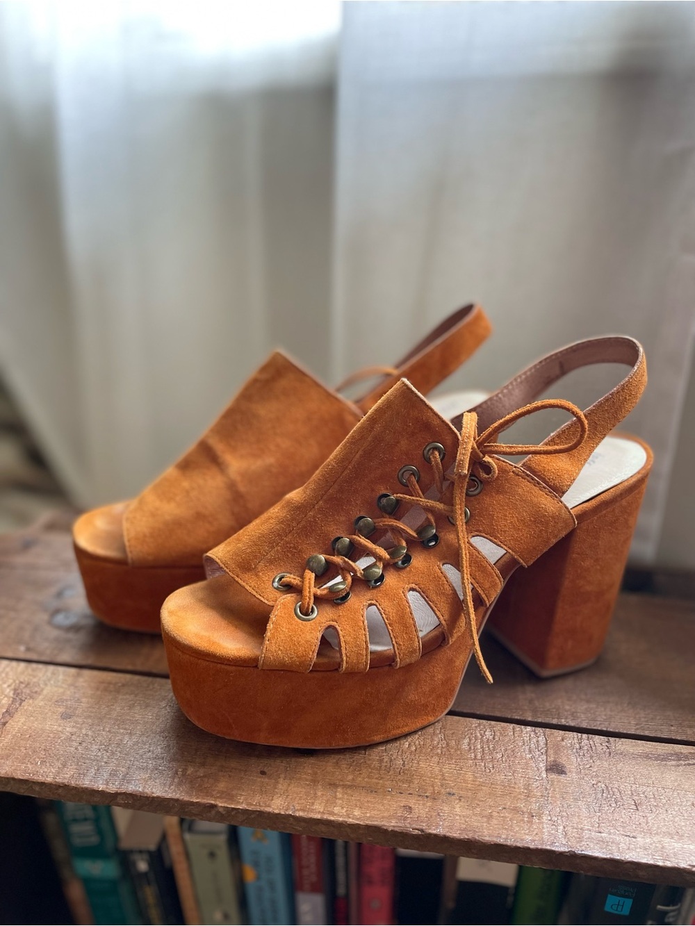 Suede Platform Slingback Heels Jeffrey Campbell
